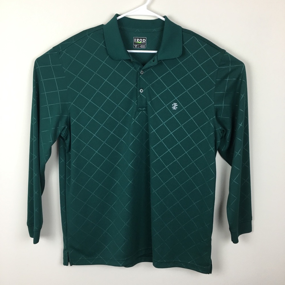 IZOD Long Steve Green Polo XL